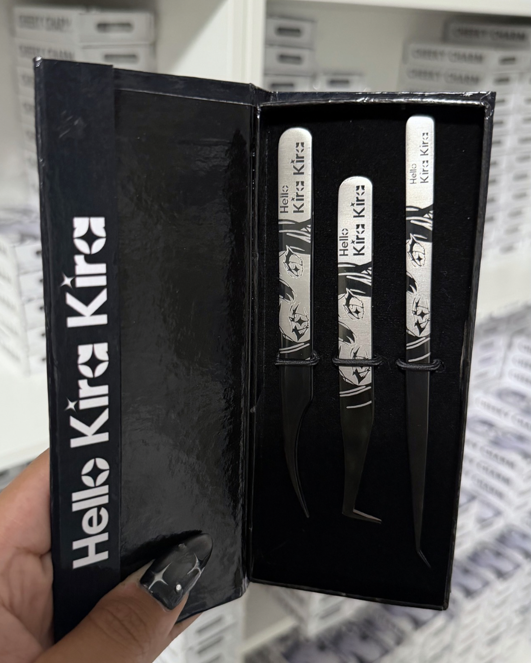 starstruck chrome edition (limited) ── .✦ triofiber tip tweezer