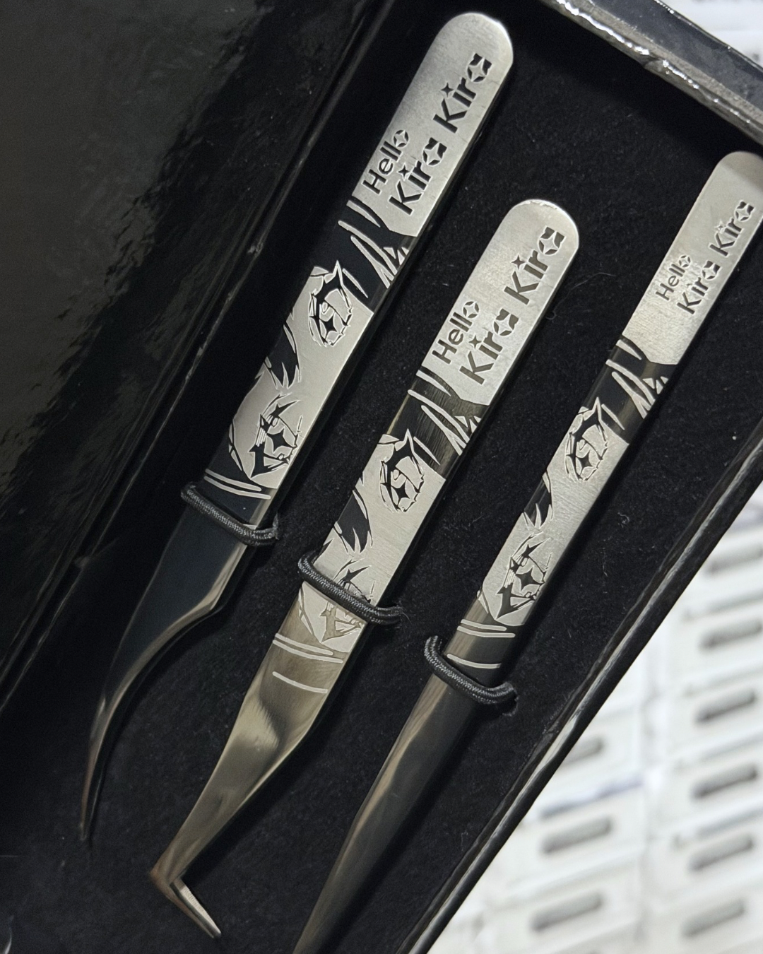 starstruck chrome edition (limited) ── .✦ triofiber tip tweezer