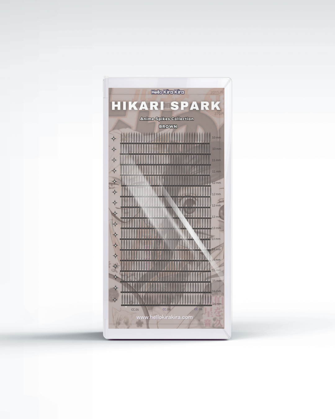 hikari spark (brown)  ── .✦ nar. anime spikes